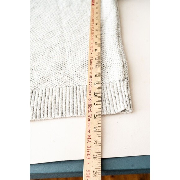 J. Crew M cowl neck womens sweater pullover light gray - Picture 7 of 7